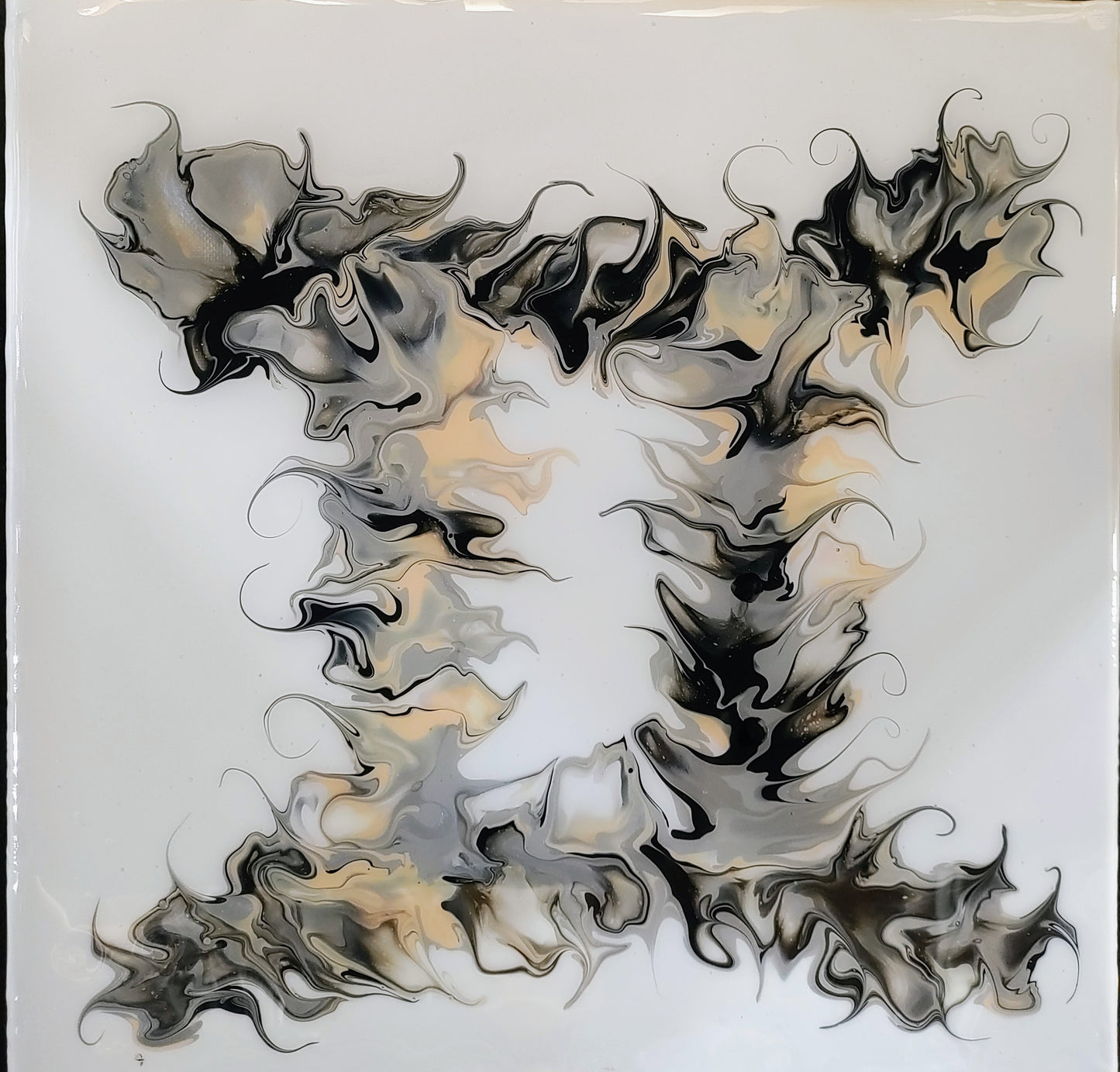 The Gemini – Acrylic Zodiac Twin Painting | Duality & Air Sign Art
