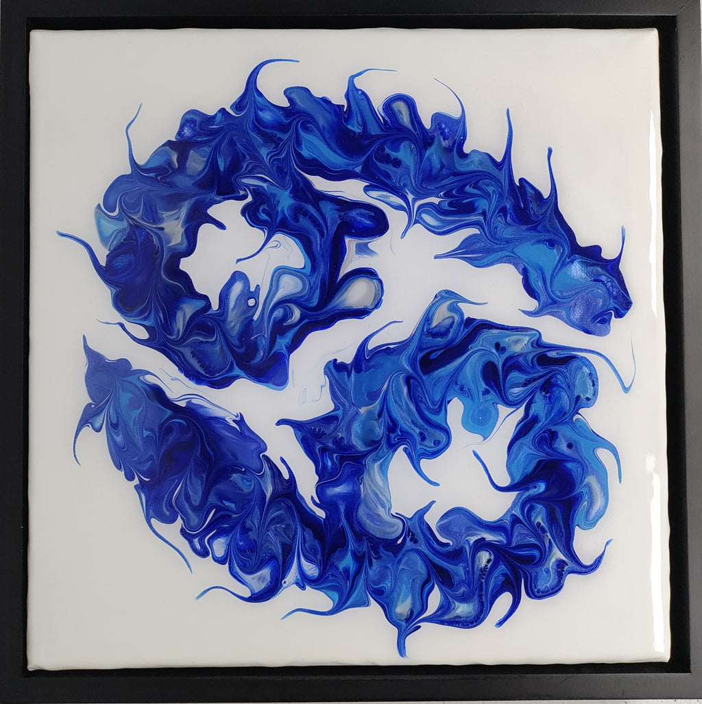 Cancer - Acrylic Painting - A Serene Portrait of Moonlit Emotion and Intuition