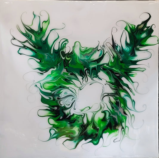 Taurus: Earthbound Strength" – 12x12 Acrylic Zodiac Bull Painting on Canvas